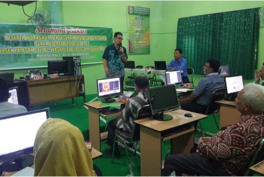 Workshop Pembuatan Proposal Penelitian Serta Upload Proposal Bagi Dosen Tetap Yayasan Stie Al-Washliyah Sibolga/Tapanuli Tengah